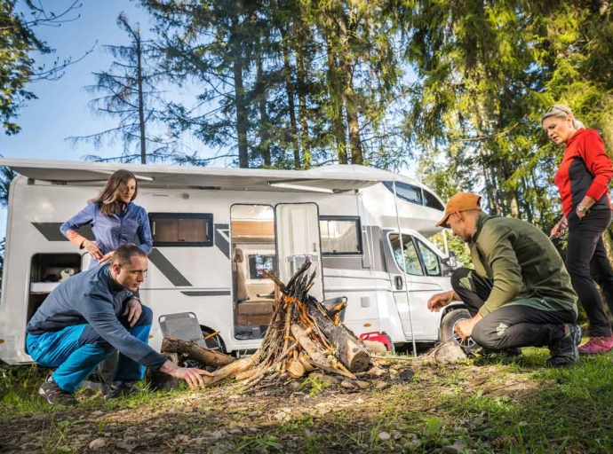 Why are caravans, motorhomes, and vans so popular today?